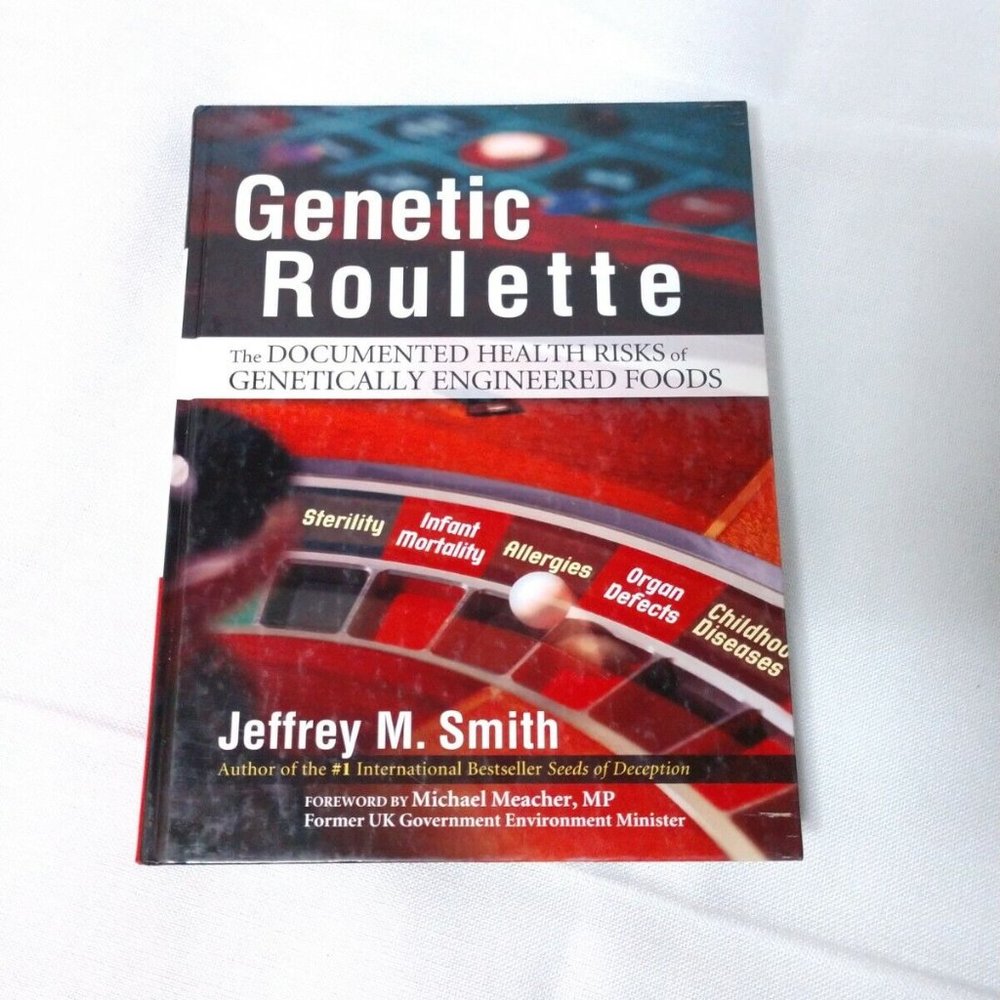 Genetic Roulette Textbook by Jeffrey M. Smith, Signed by Author  GMOs